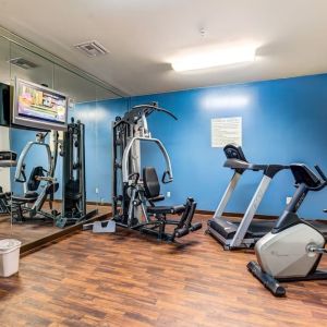 Fitness center available at Comfort Inn Pomona Near Fairplex.