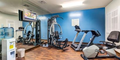 Fitness center available at Comfort Inn Pomona Near Fairplex.