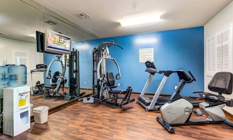 Fitness center available at Comfort Inn Pomona Near Fairplex.