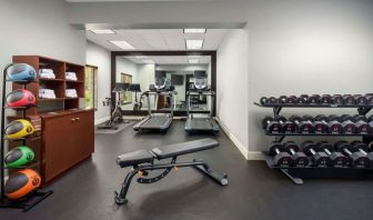 Fitness center at Homewood Suites By Hilton Miami Airport-Blue Lagoon.