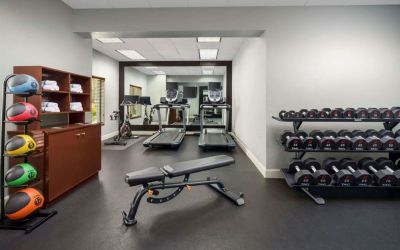Fitness center at Homewood Suites By Hilton Miami Airport-Blue Lagoon.