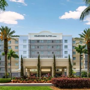 Hotel exterior at Homewood Suites By Hilton Miami Airport-Blue Lagoon.