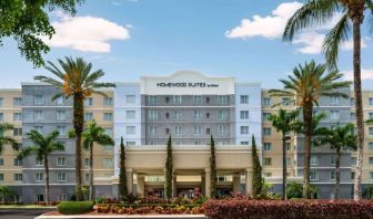 Hotel exterior at Homewood Suites By Hilton Miami Airport-Blue Lagoon.