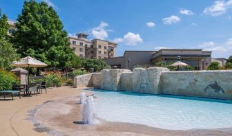 One of the 3 outdoor pools at Hilton San Antonio Hill Country.
