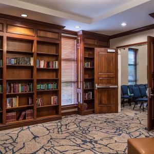 Library room at Hilton San Antonio Hill Country.