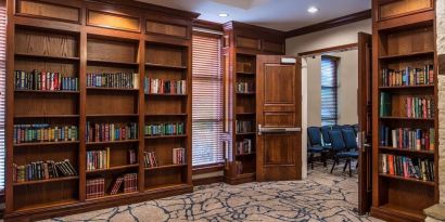 Library room at Hilton San Antonio Hill Country.