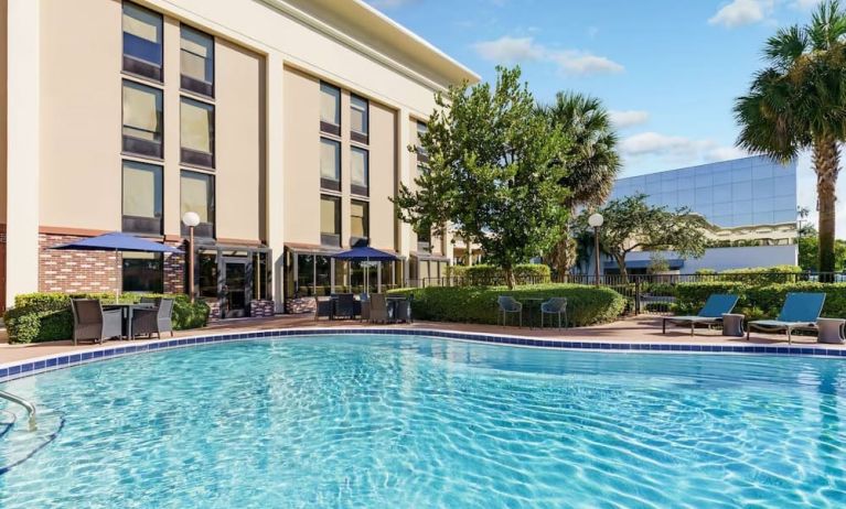 Refreshing outdoor pool at Hampton Inn Ft. Lauderdale-Cypress Creek.