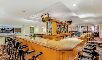 Hotel bar at Hilton Los Angeles Airport.