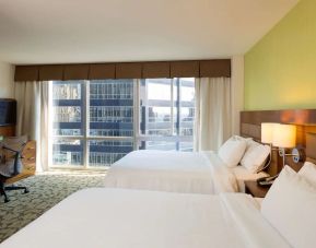Day use twin room with work desk at Hilton Garden Inn New York/Manhattan-Midtown East.