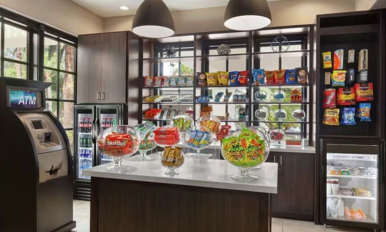 Convenience store and ATM at Embassy Suites By Hilton Arcadia Pasadena Area.