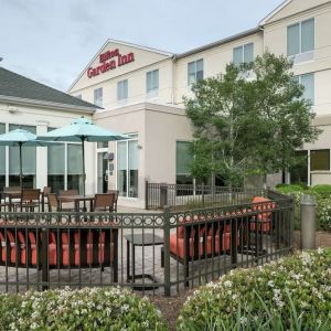 Exterior lounge seating, perfect for coworking at Hilton Garden Inn Dothan.