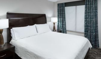King bed at Hilton Garden Inn Dothan.
