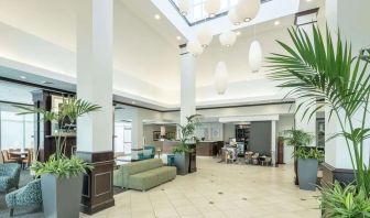 Hotel lobby at Hilton Garden Inn Dothan.