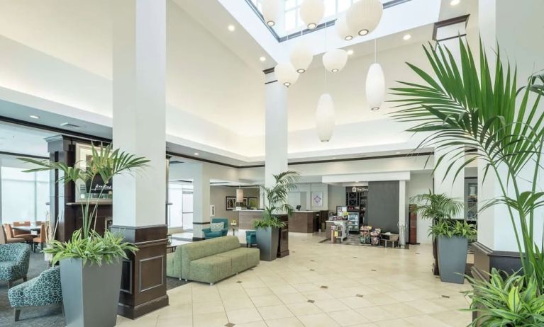 Hotel lobby at Hilton Garden Inn Dothan.