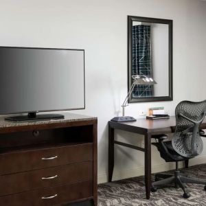 Day use room' workspace at Hilton Garden Inn Dothan.