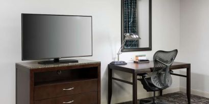 Day use room' workspace at Hilton Garden Inn Dothan.
