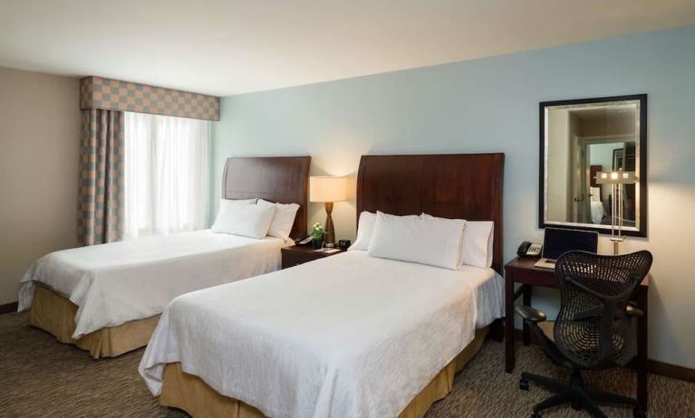 Standard day use twin room at Hilton Garden Inn New York/Tribeca.