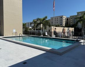 Outdoor pool at The Harrison Hotel Downtown Hollywood.