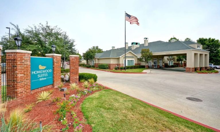 Entrance at Homewood Suites By Hilton Dallas-Lewisville.