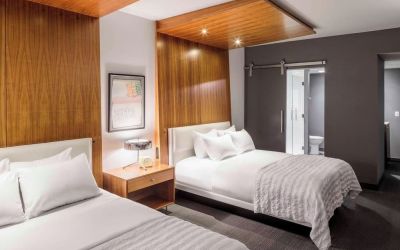 Dat use twin room with private bathroom at Spa and massage available at Le Méridien Columbus, The Joseph..