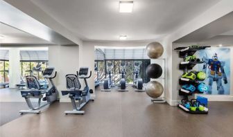 Fully equipped fitness center at Stanford Court San Francisco.
