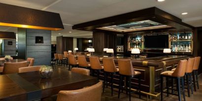 On-site bar and lounge area at Stanford Court San Francisco.