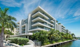 Exterior view of The Altair Hotel Bay Harbor.