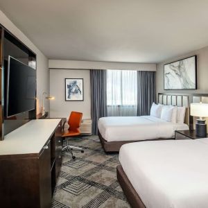 Day use twin room with work desk at DoubleTree By Hilton Washington DC North/Gaithersburg.
