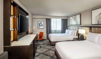 Day use twin room with work desk at DoubleTree By Hilton Washington DC North/Gaithersburg.