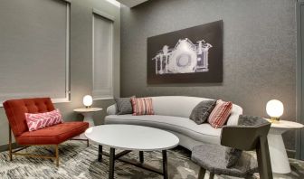 Lounge seating at The Rose Hotel Chicago O’Hare, Tapestry Collection By Hilton.