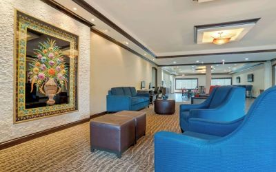 Lounge seating at Comfort Suites Alexandria, LA.
