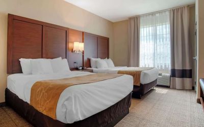 Day use twin room at Comfort Suites Alexandria, LA.