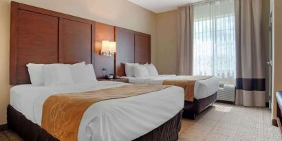 Day use twin room at Comfort Suites Alexandria, LA.