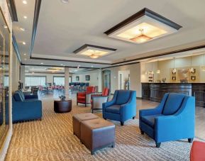 Hotel lobby at Comfort Suites Alexandria, LA.