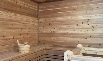 Sauna at SKYLARANNA Resort & Spa.