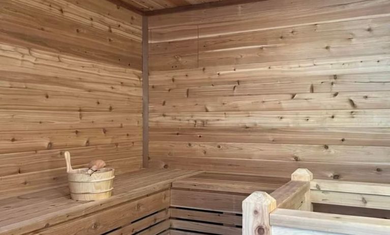 Sauna at SKYLARANNA Resort & Spa.
