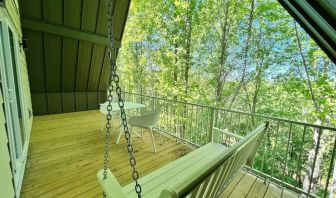 Cabin' balcony at SKYLARANNA Resort & Spa.