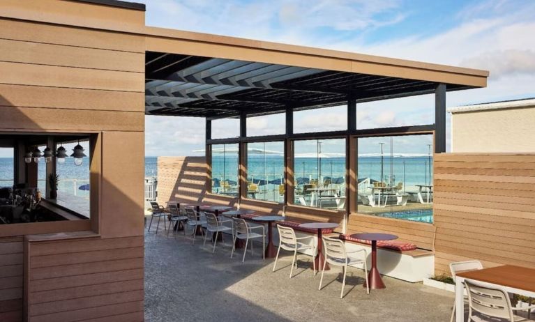 Beach club at Sea Crest Beach Hotel.