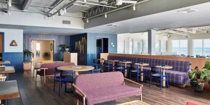 Dining area at at Sea Crest Beach Hotel.