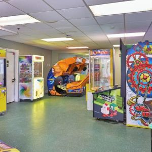 Arcade room at Sea Crest Beach Hotel.