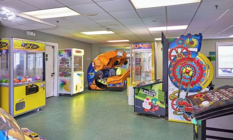 Arcade room at Sea Crest Beach Hotel.