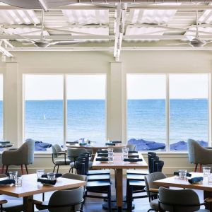 On-site restaurant at Sea Crest Beach Hotel.