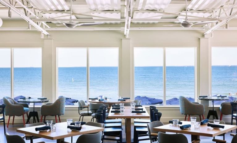 On-site restaurant at Sea Crest Beach Hotel.