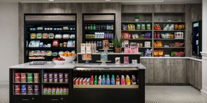 Convenience store at Hotel Caza.