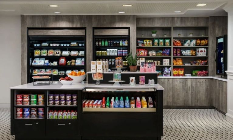 Convenience store at Hotel Caza.