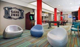 Game room at Hotel Caza.