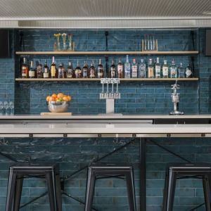 On-site bar at Hotel Caza.