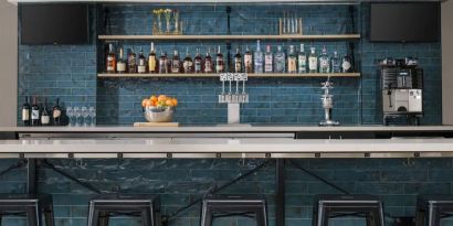 On-site bar at Hotel Caza.