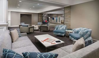 Lounge seating at Hotel Caza.