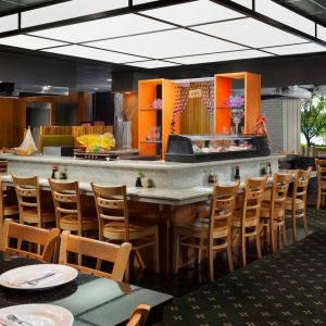 On-site restaurant at Courtyard Boston Cambridge.